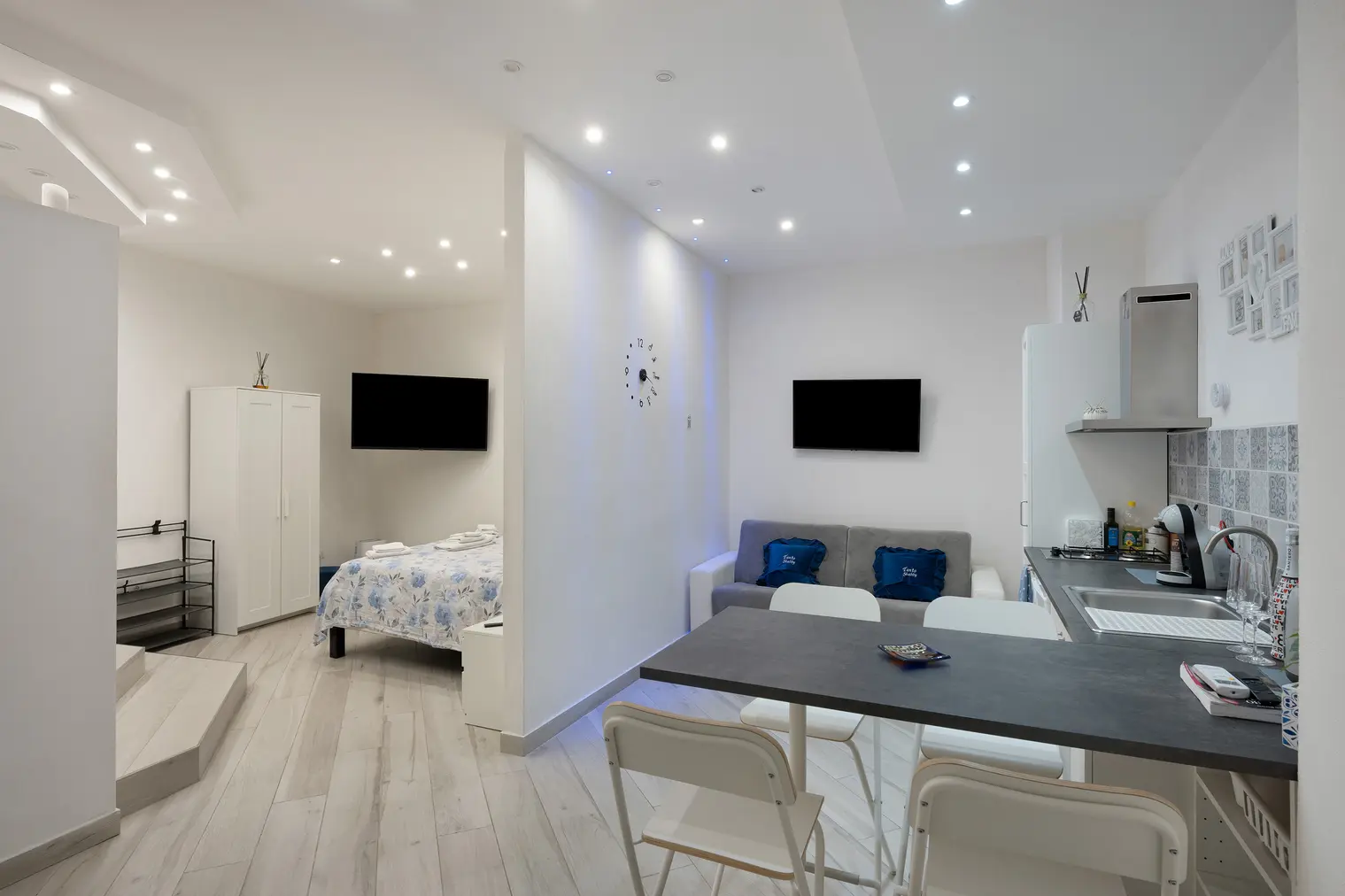 Soggiorno e cucina di Casa Giulia